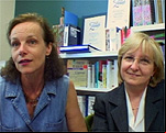 Noelle Guilloton and Nicole Delorme
